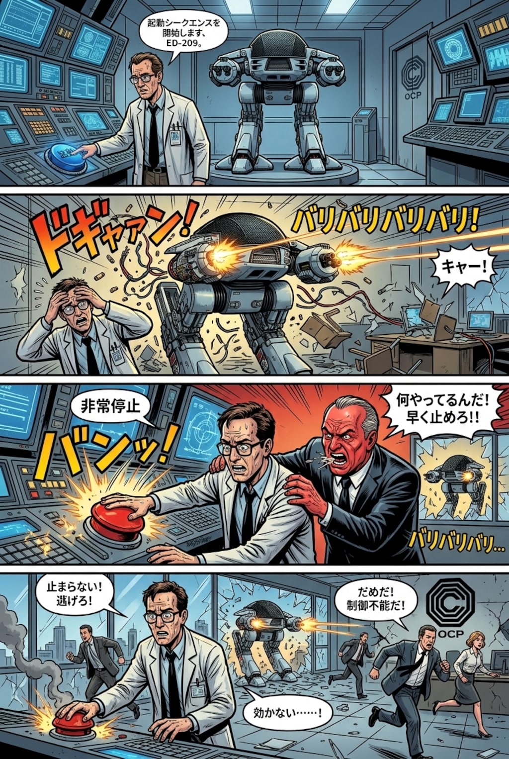 マシンが暴走
