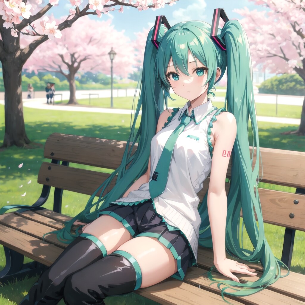 V4B 初音ミク | の人気AIイラスト・グラビア