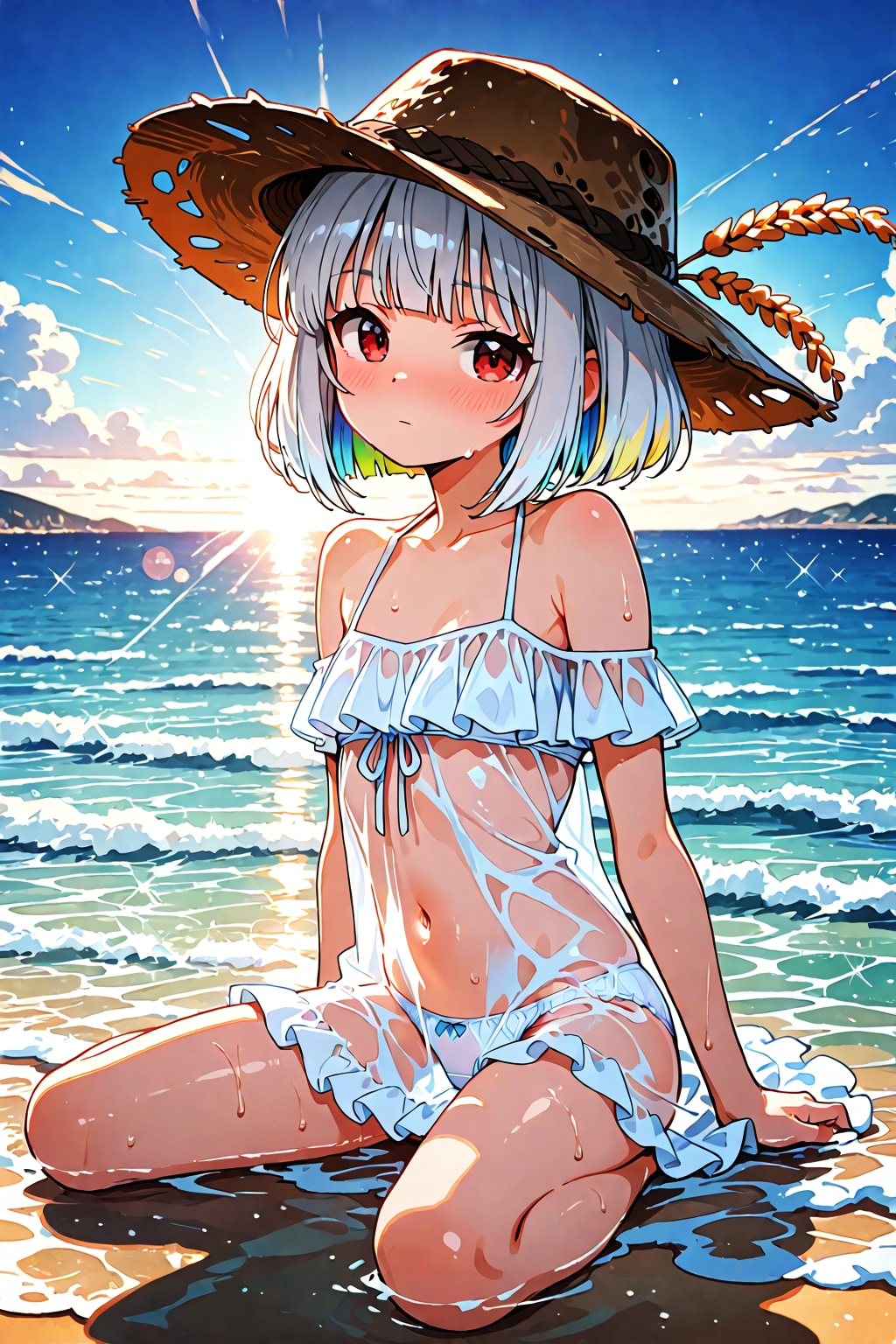 真夏の漂流お嬢様