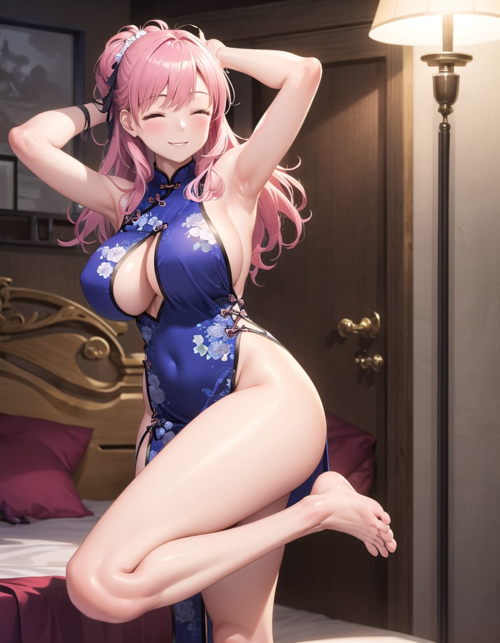 ムチムチチャイナドレス
