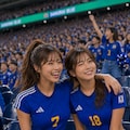 スタジアムの勝利の女神たち！全力応援サポーター 4枚目