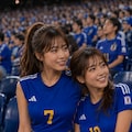 スタジアムの勝利の女神たち！全力応援サポーター 3枚目