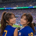 スタジアムの勝利の女神たち！全力応援サポーター 7枚目