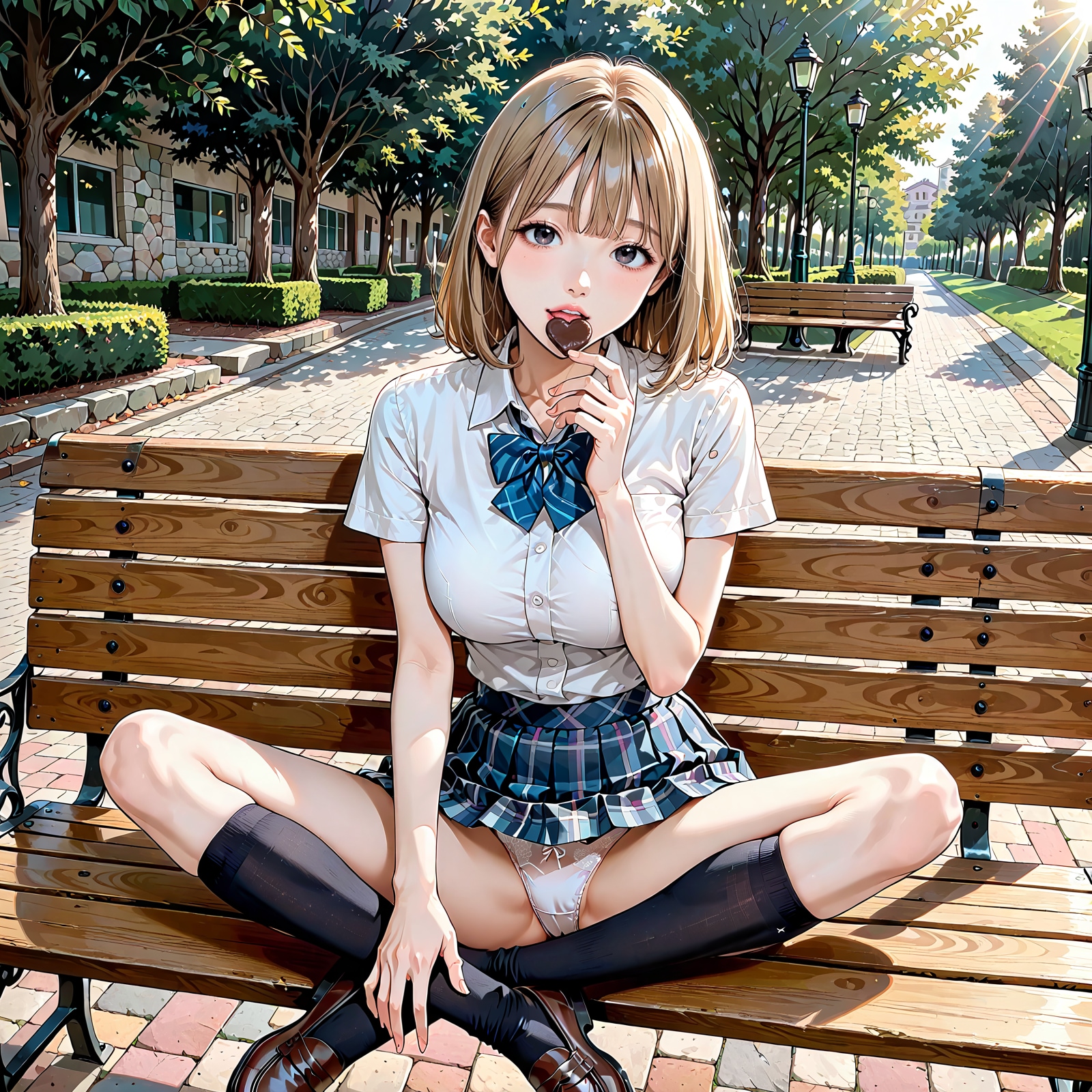 自分で食べる