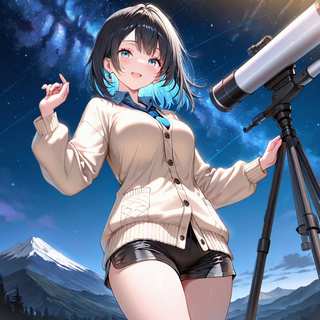 星空観測✨ | の人気AIイラスト・グラビア
