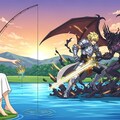 勇者と魔王が戦ってる横で釣り 9枚目