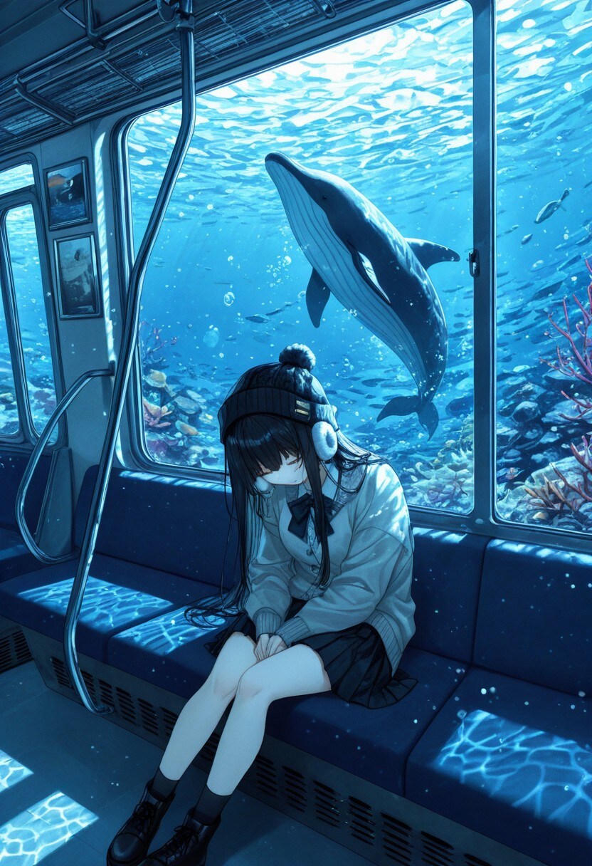 海底列車 | の人気AIイラスト・グラビア
