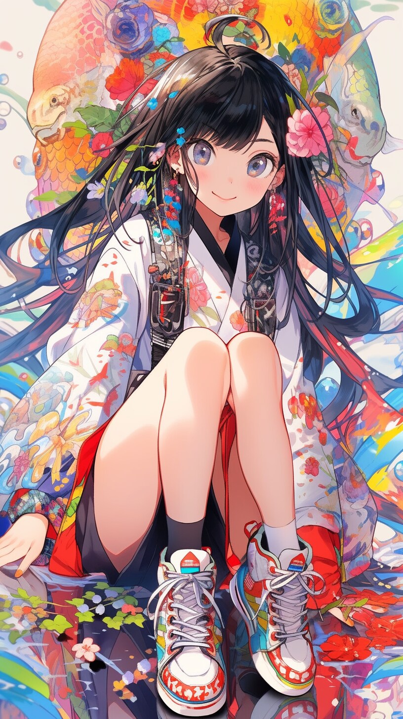 👘黒髪の女の子👘🇯🇵✨