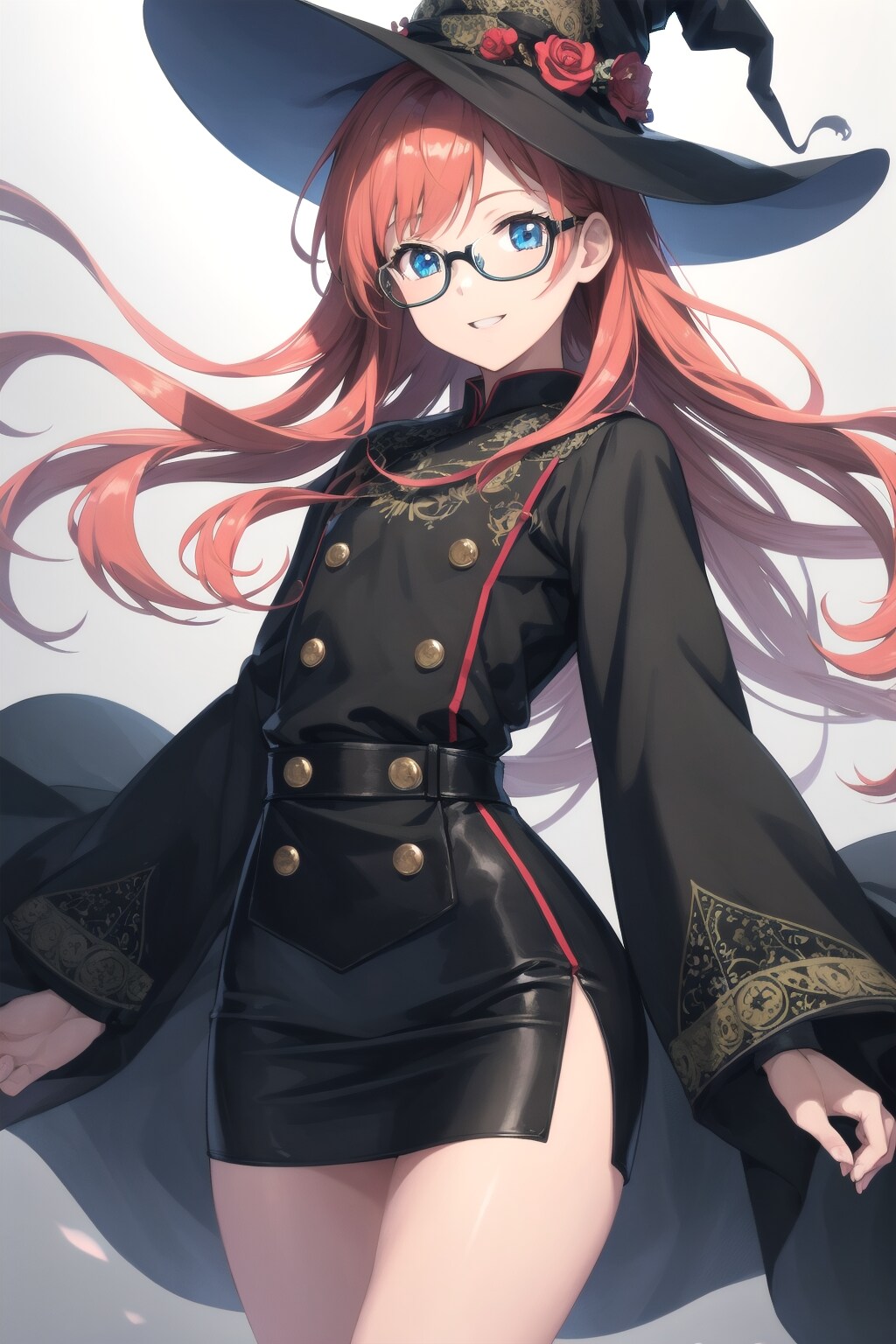 (再生成)赤髪眼鏡魔女さん
