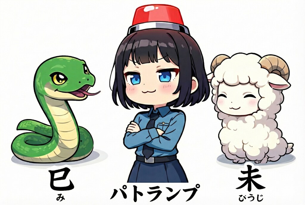 みなさん！ことしはパトランプ年ですよ！今年生まれた赤ちゃんも！年男、年女もみなさんも！パトランプしちゃいましょう！