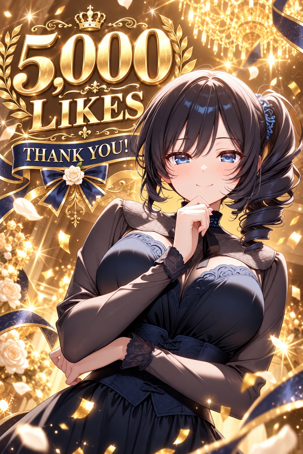 5,000いいね、ありがとう！✨ | の人気AIイラスト・グラビア