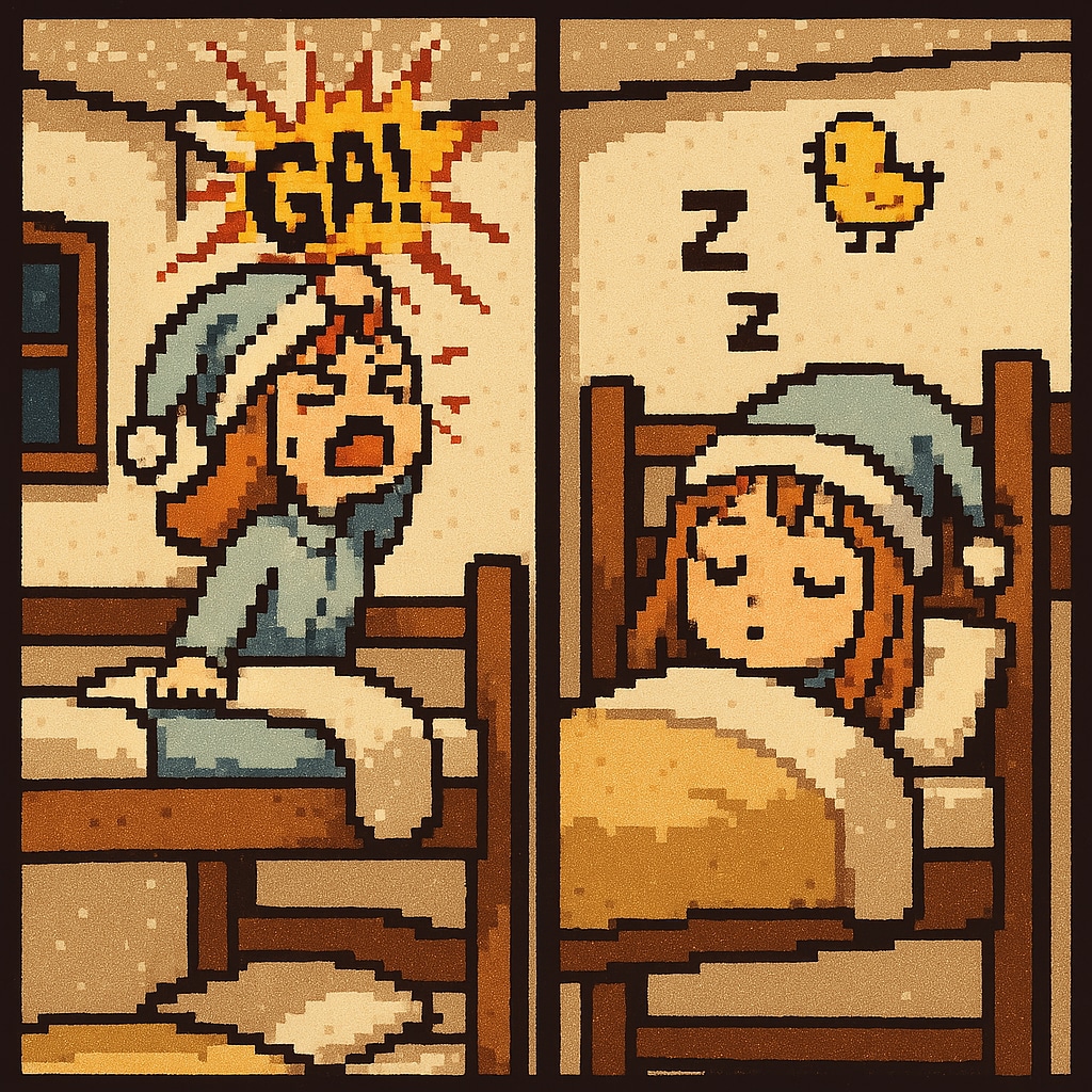 二度寝（ちょっと失敗作）