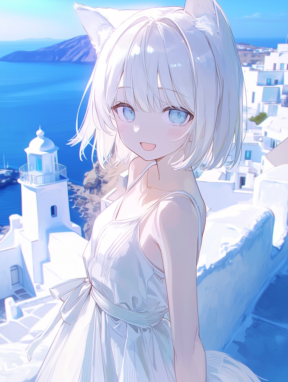 アルビノと白い街