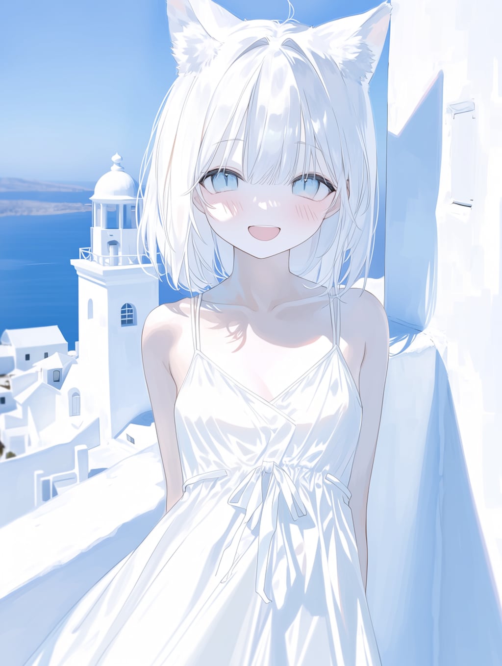 アルビノと白い街