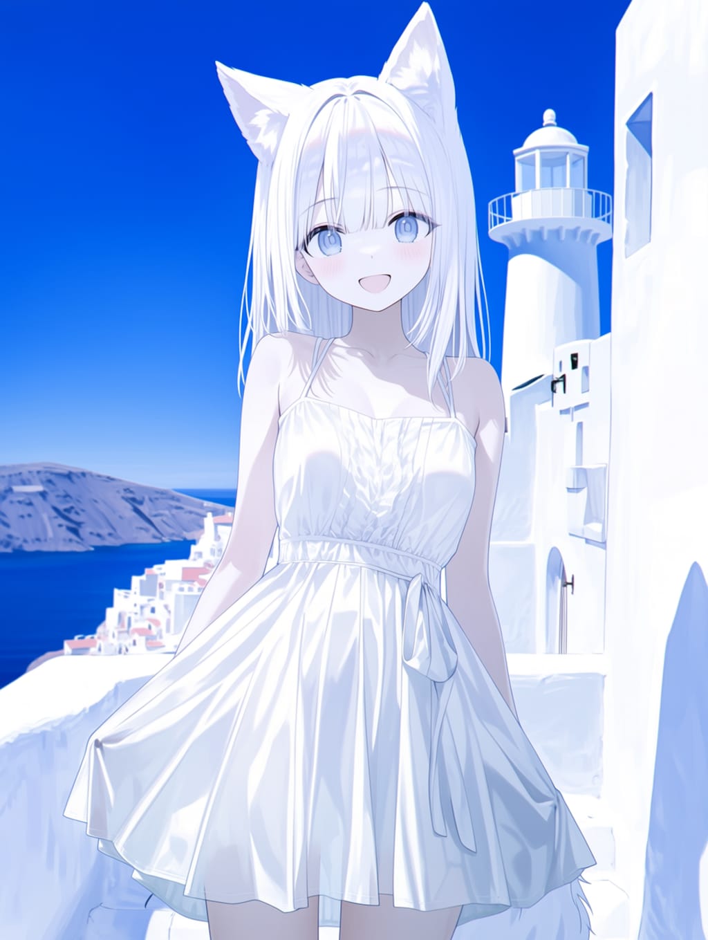 アルビノと白い街