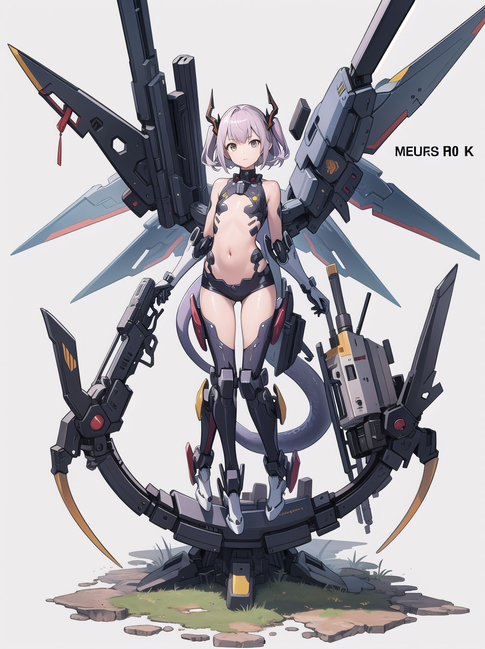 ドラゴン型　メカ娘　２