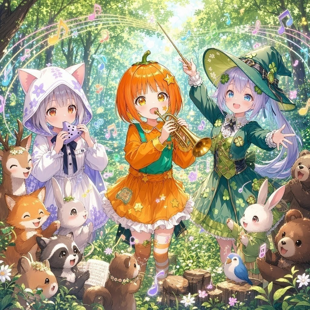 森の音楽隊結成？