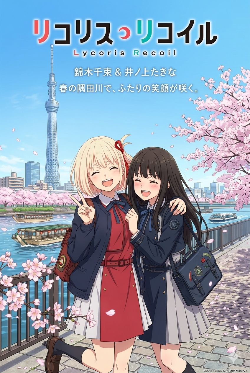 リコリス・リコイル（ポスター） | の人気AIイラスト・グラビア