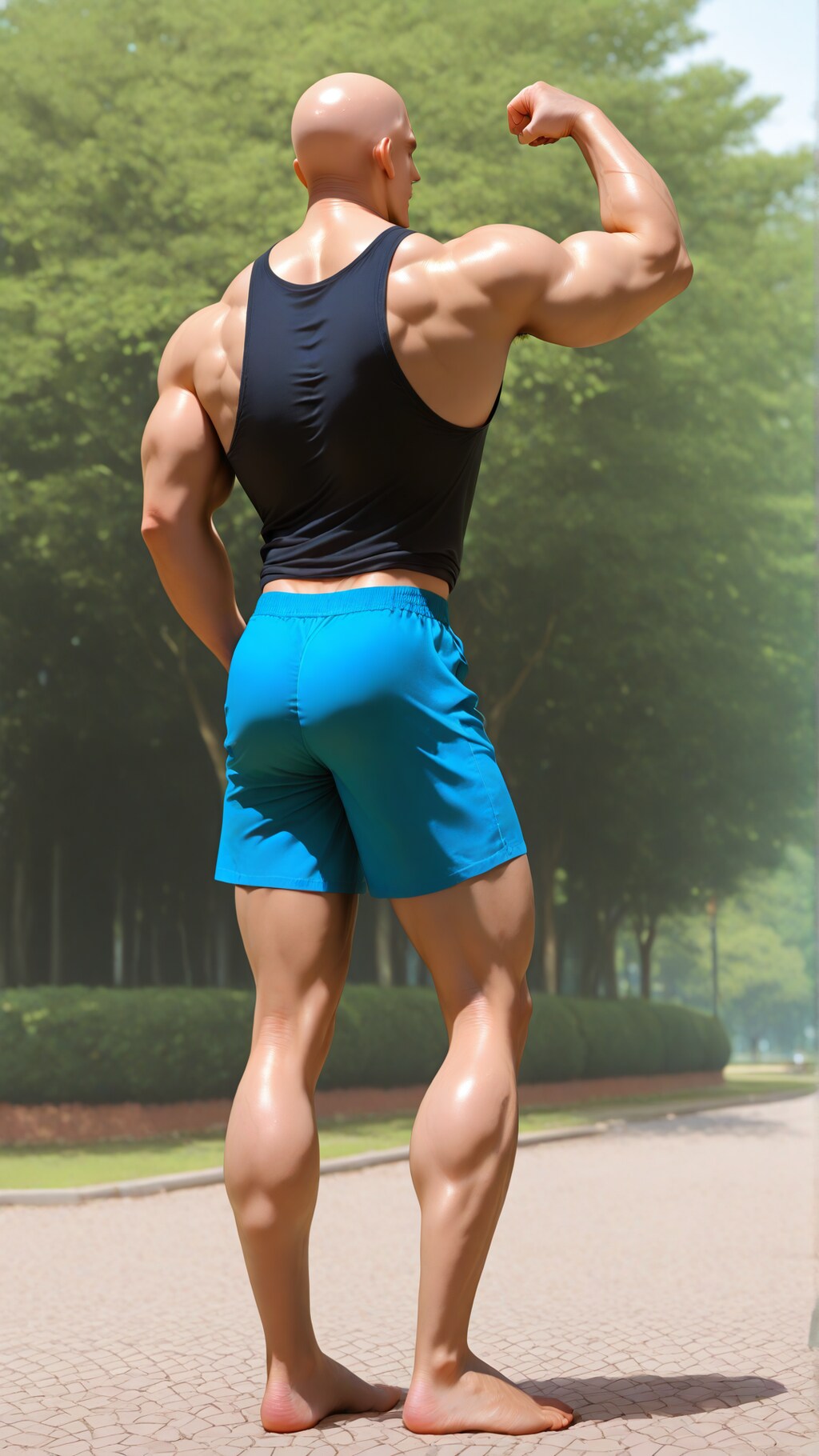 公園にて・・・(´・ω・｀)