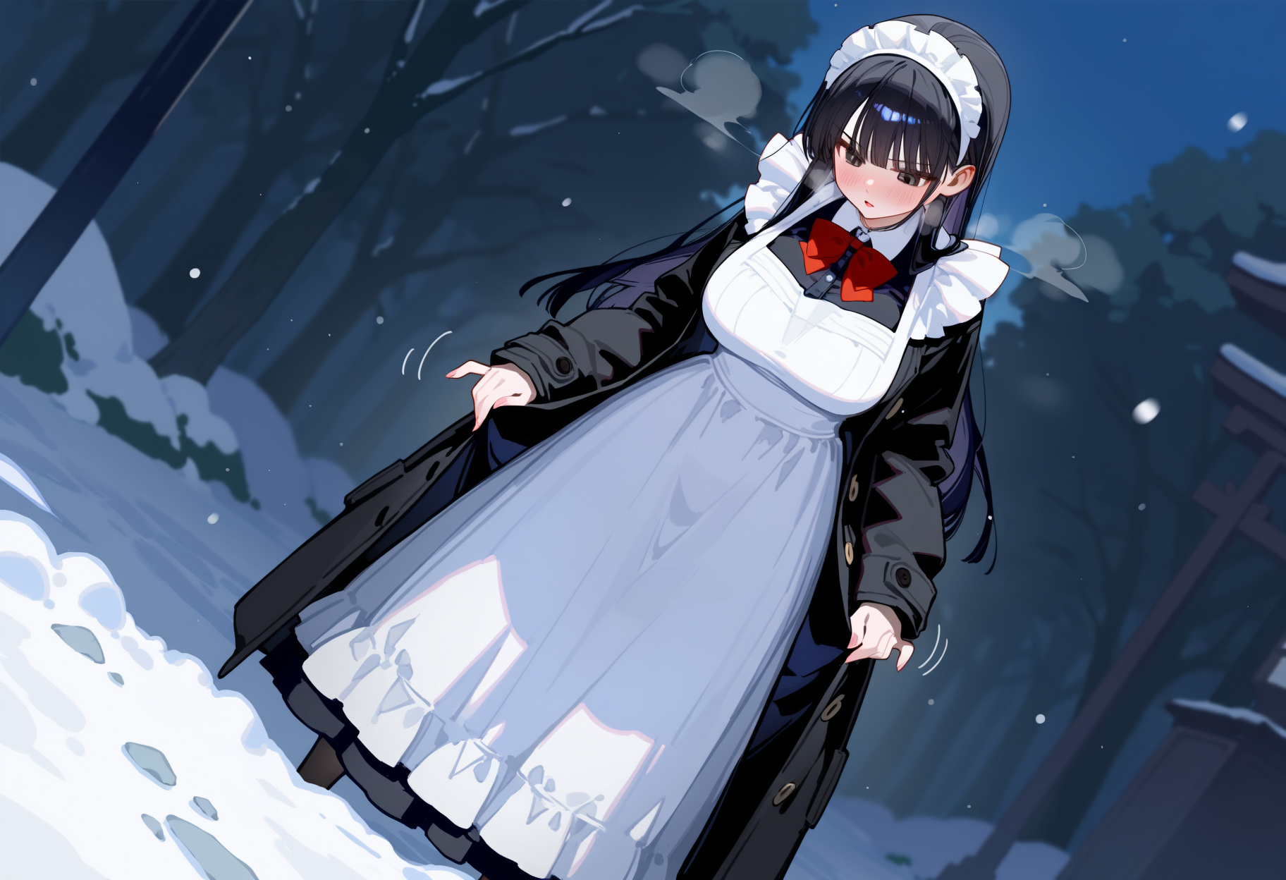 もうそろそろ暖かくなるみたいですけど… | の人気AIイラスト・グラビア