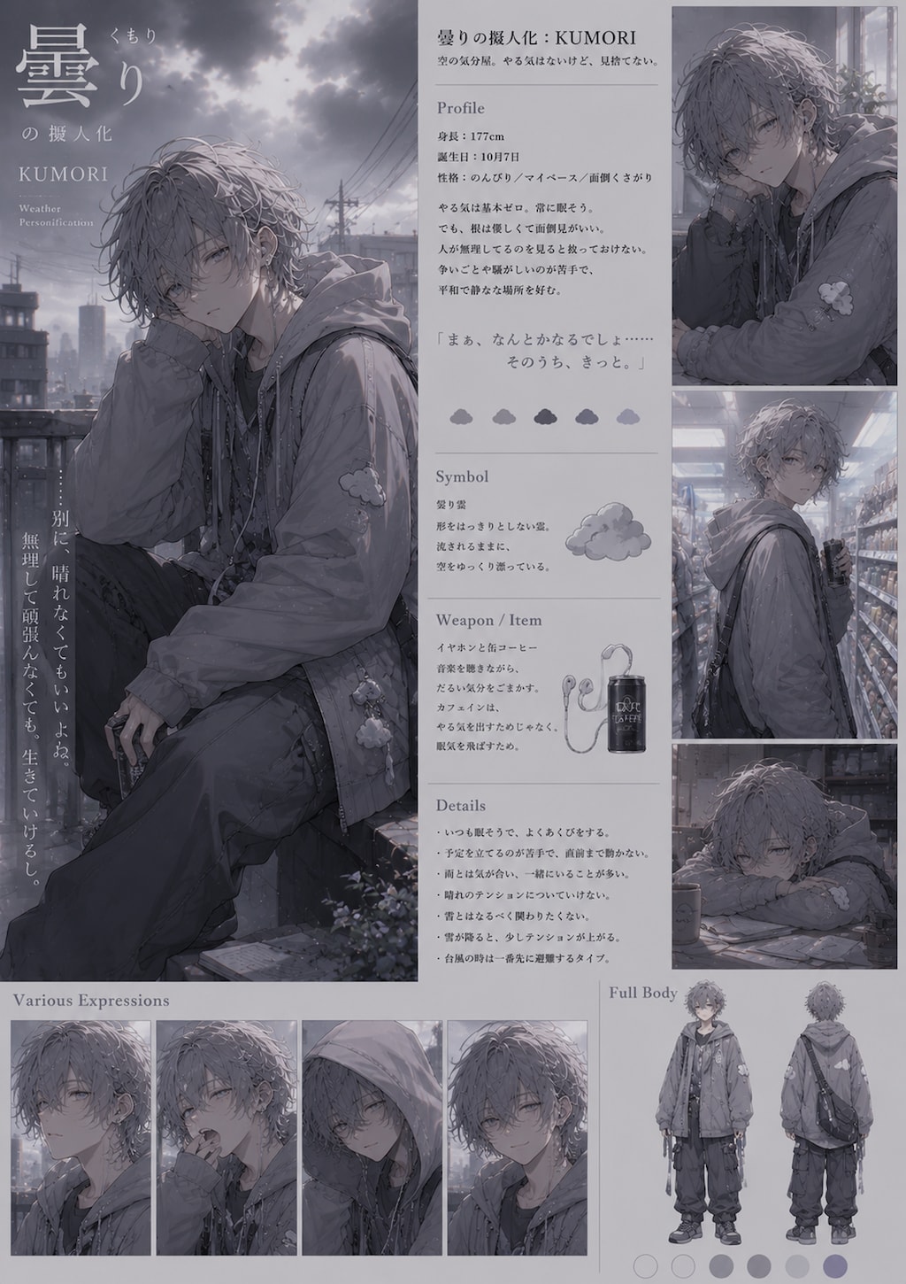 天気擬人化