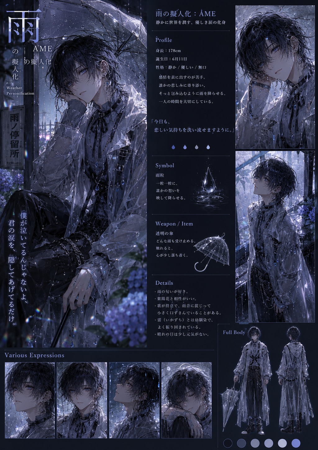 天気擬人化