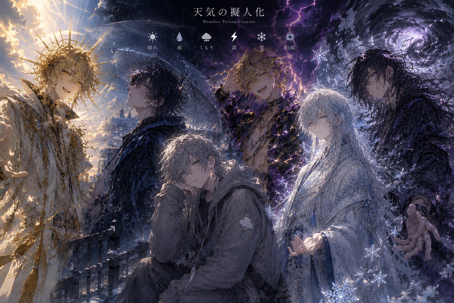 天気擬人化