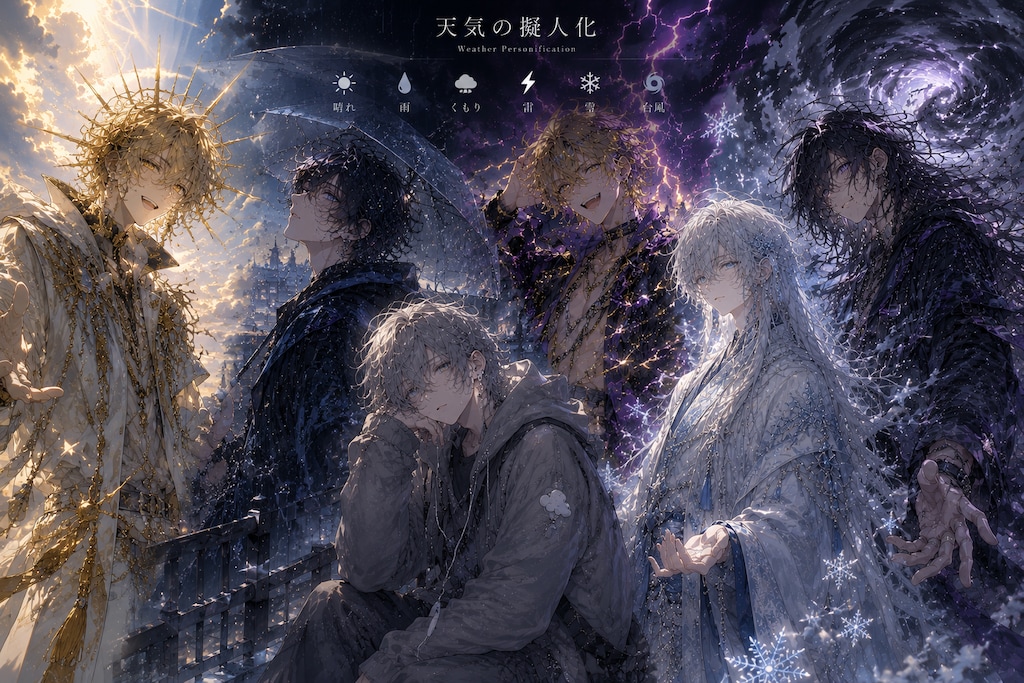 天気擬人化