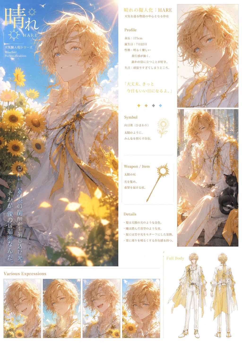 天気擬人化