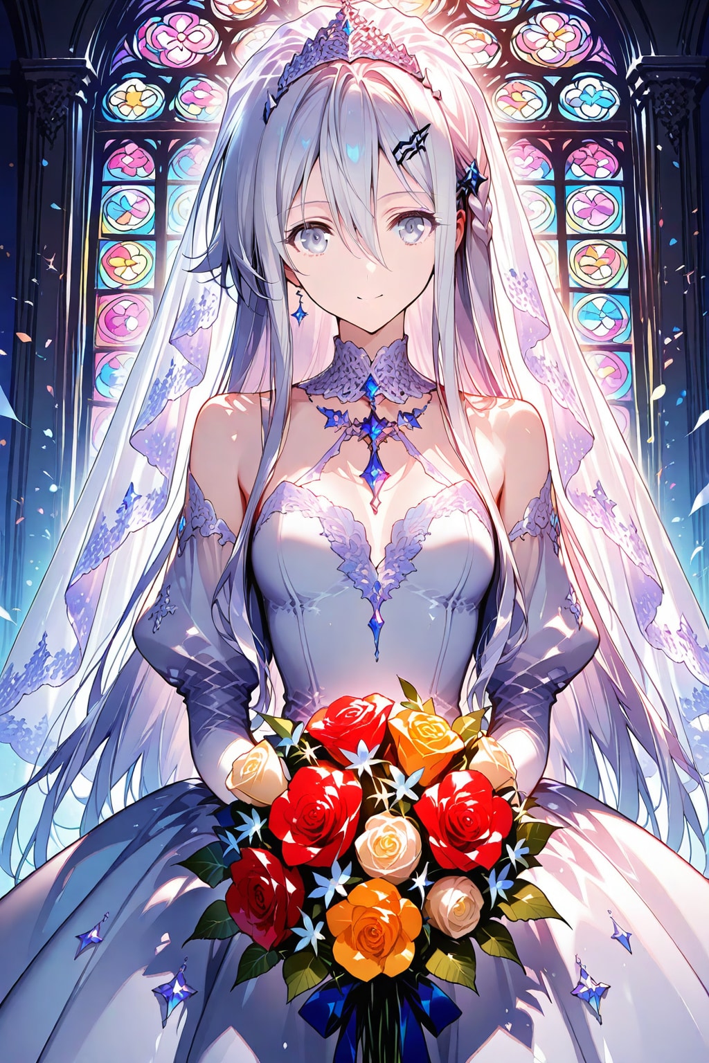 ヴラディレーナ・ミリーゼ　ーウェディングドレス姿ー