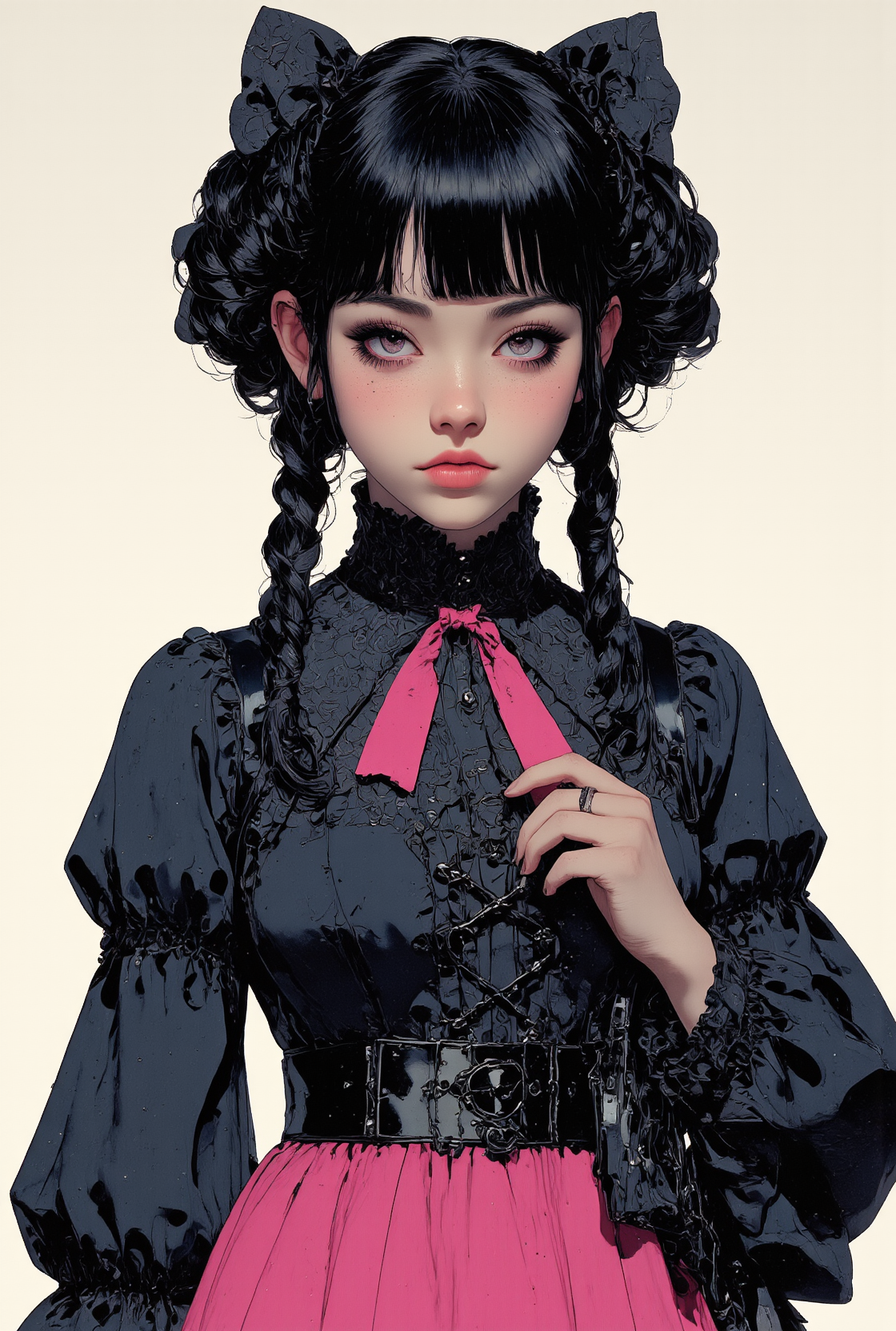 ゴスロリ娘 | の人気AIイラスト・グラビア