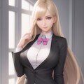スーツを着た金色の髪の少女 4枚目