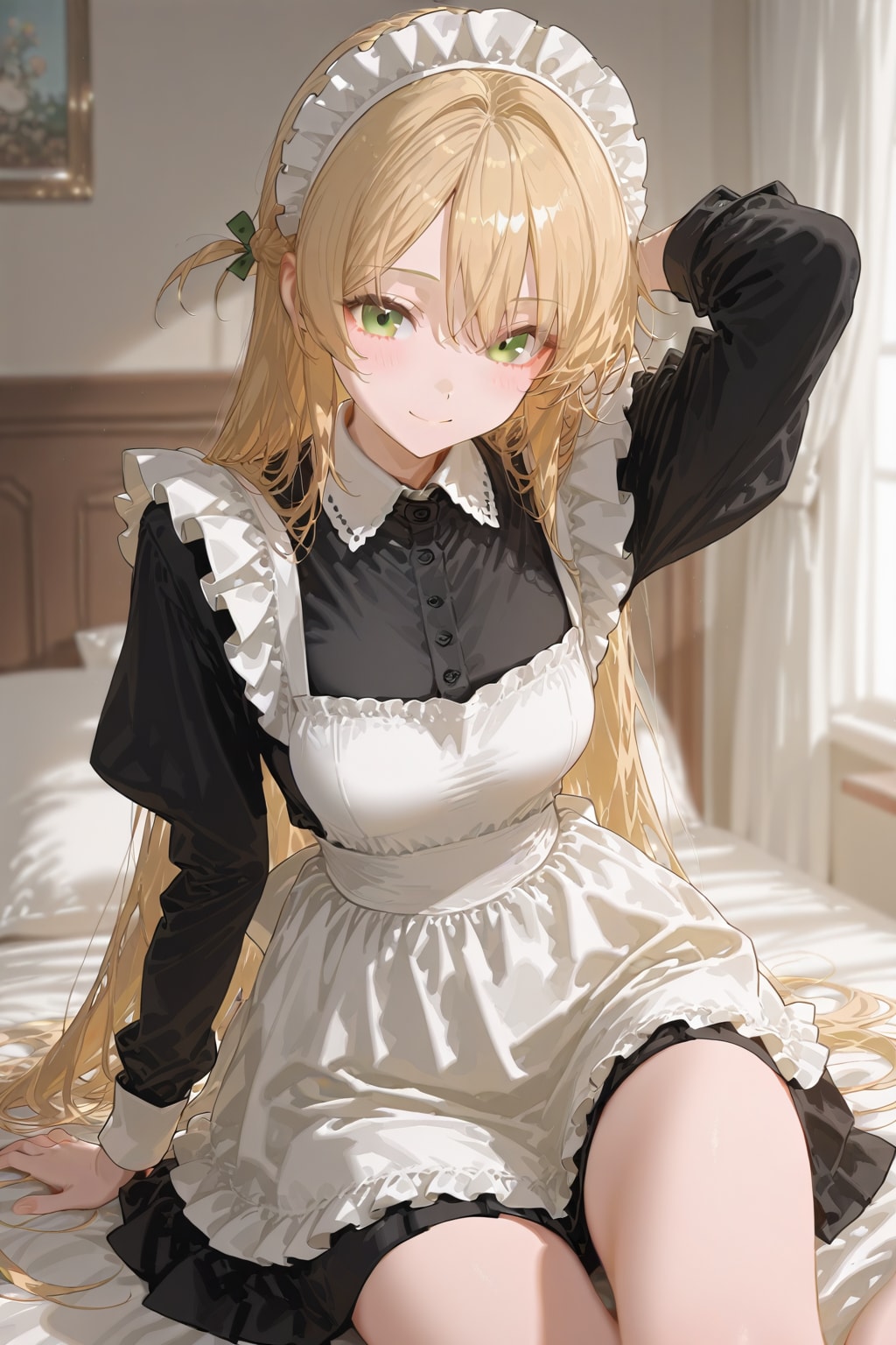 【一語生成】メイド　by #PEGASUS　縦長画像 | の人気AIイラスト・グラビア