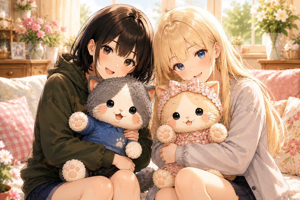 おじじとおばばぷいぐるみ
