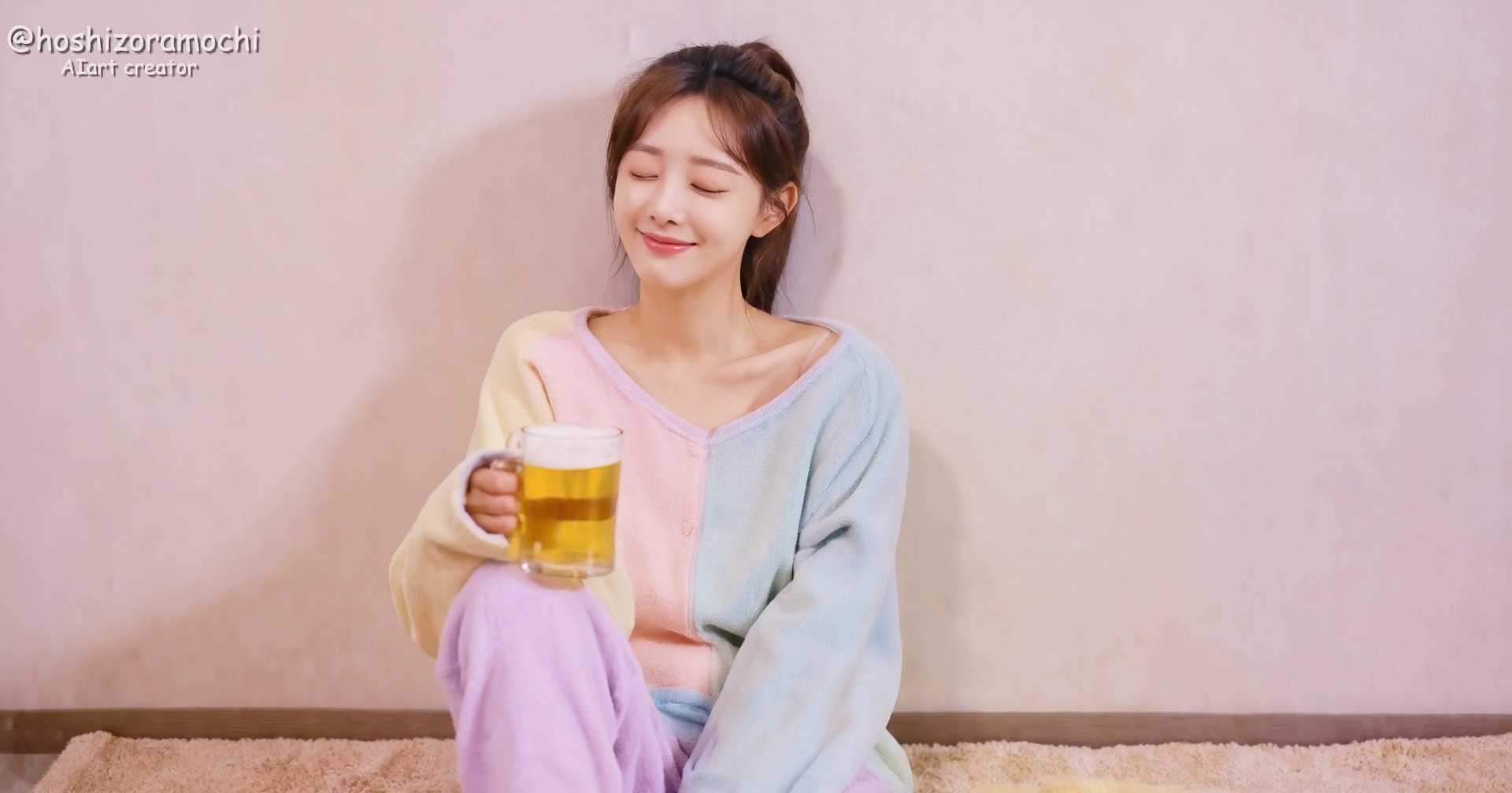 1日の疲れ、ビールで癒す🍺