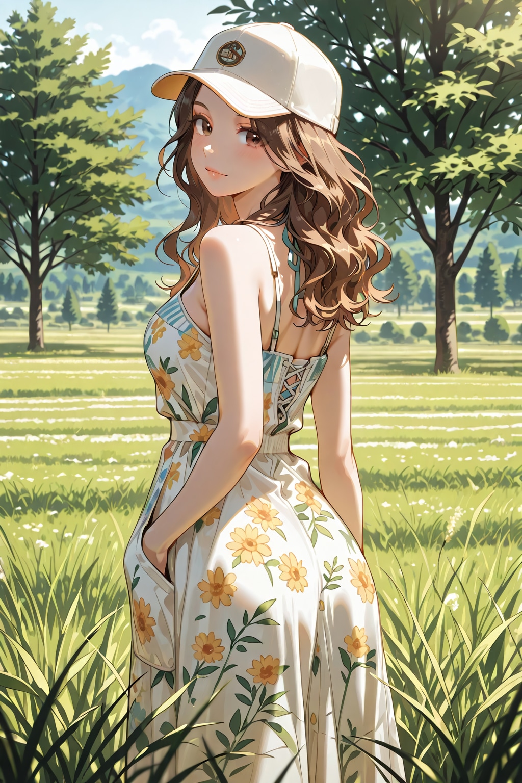 振り返るよその子友里奈ちゃん