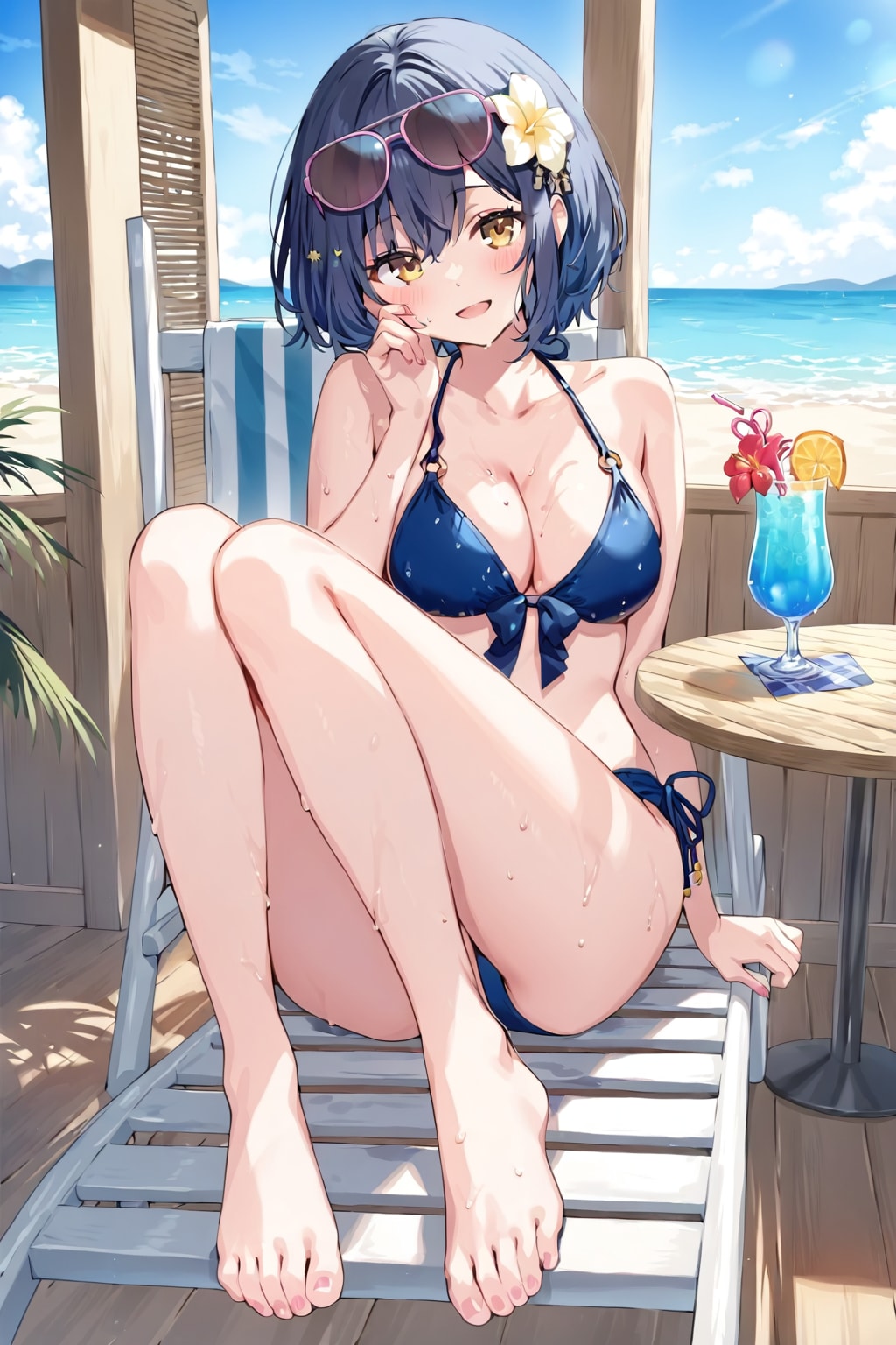 休日を満喫中。