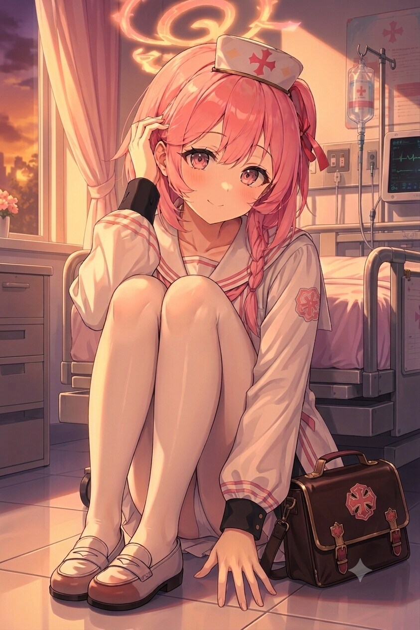 夕暮れの保健室