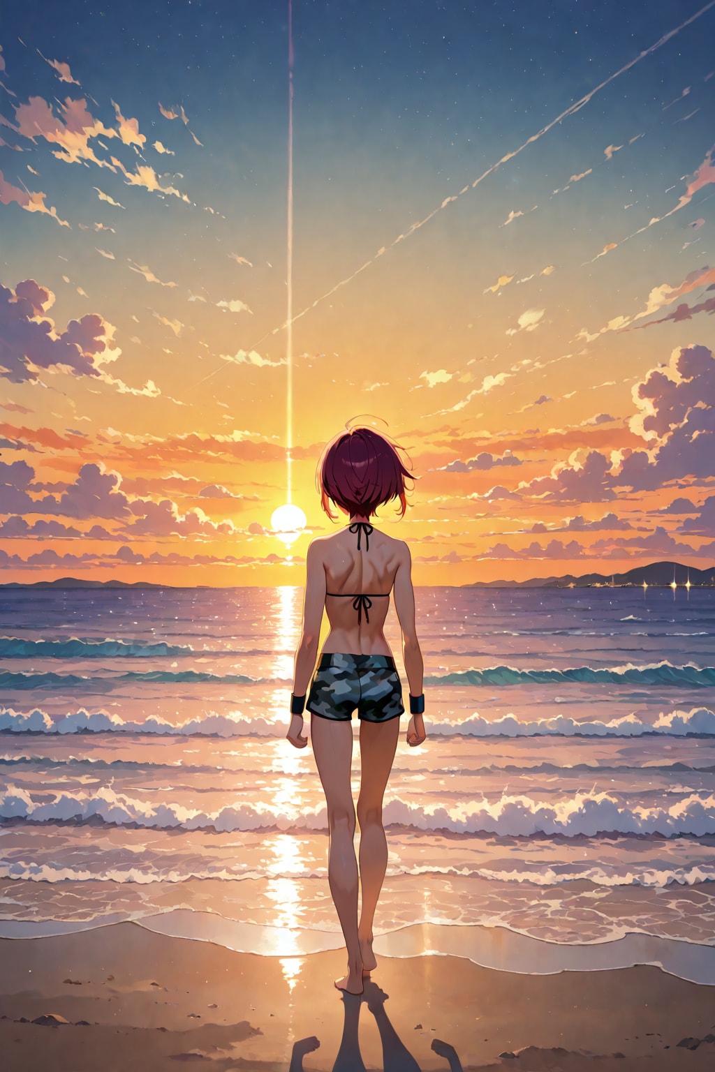 夏の太陽柱が見えた日