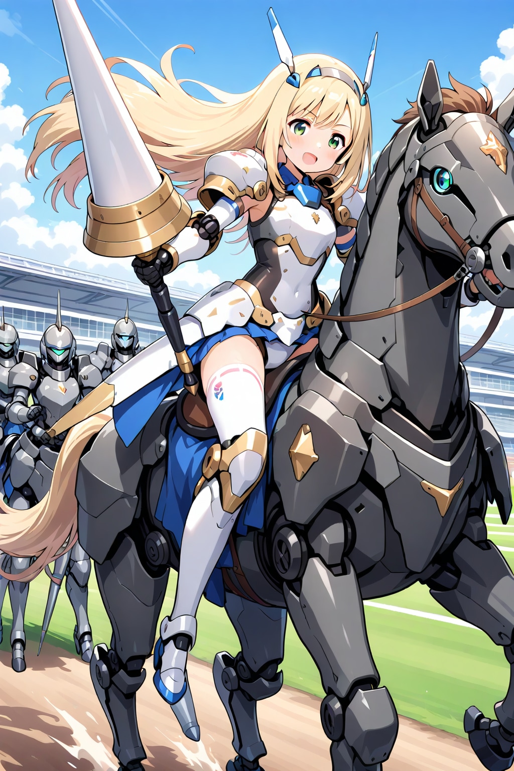 メカ馬上騎士 | の人気AIイラスト・グラビア