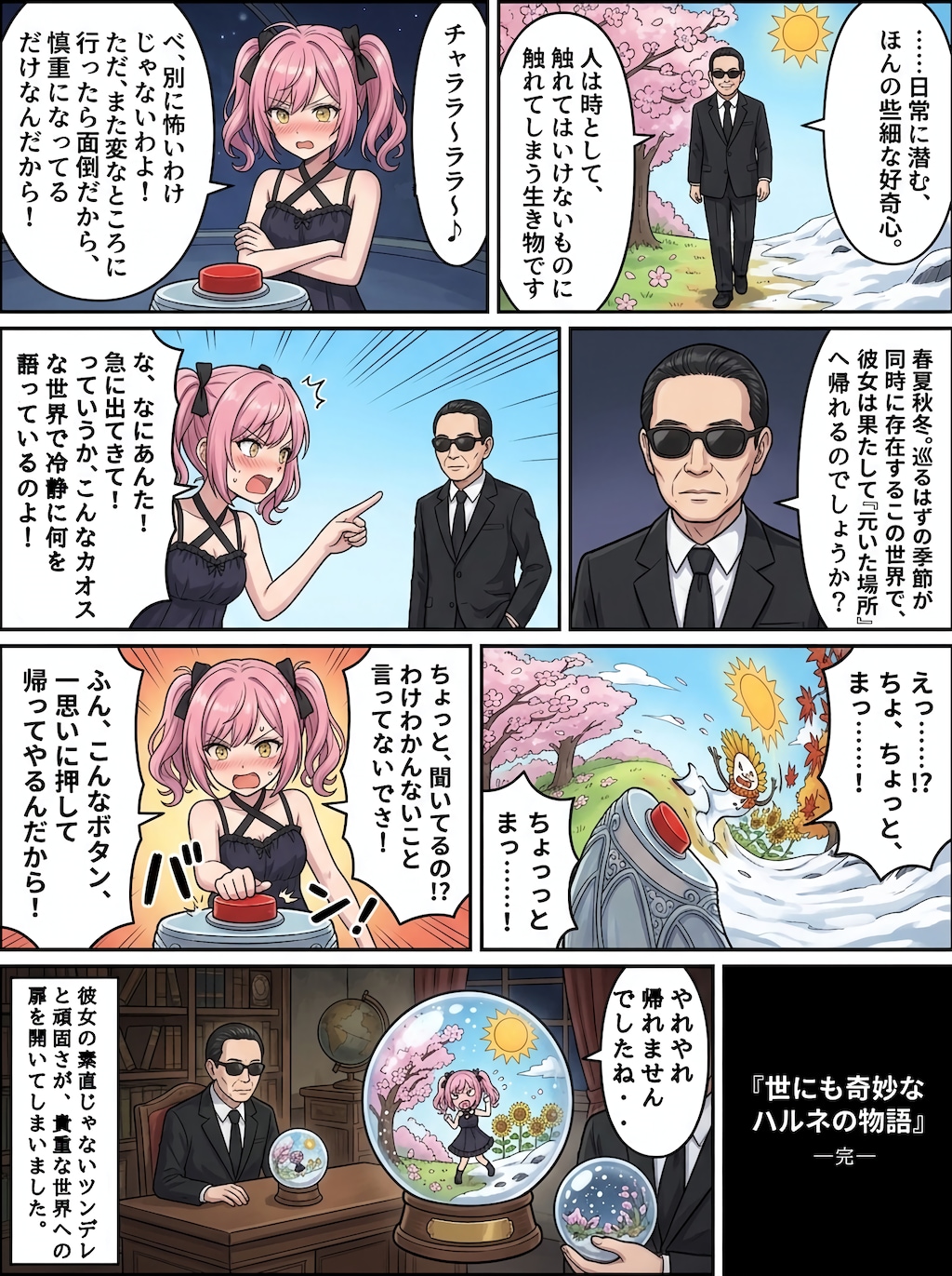 頑張れハルネちゃん〜ボタンを押したら⋯編