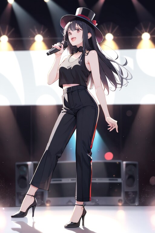 アイドル歌手・黒猫絵馬のワンマンライブ