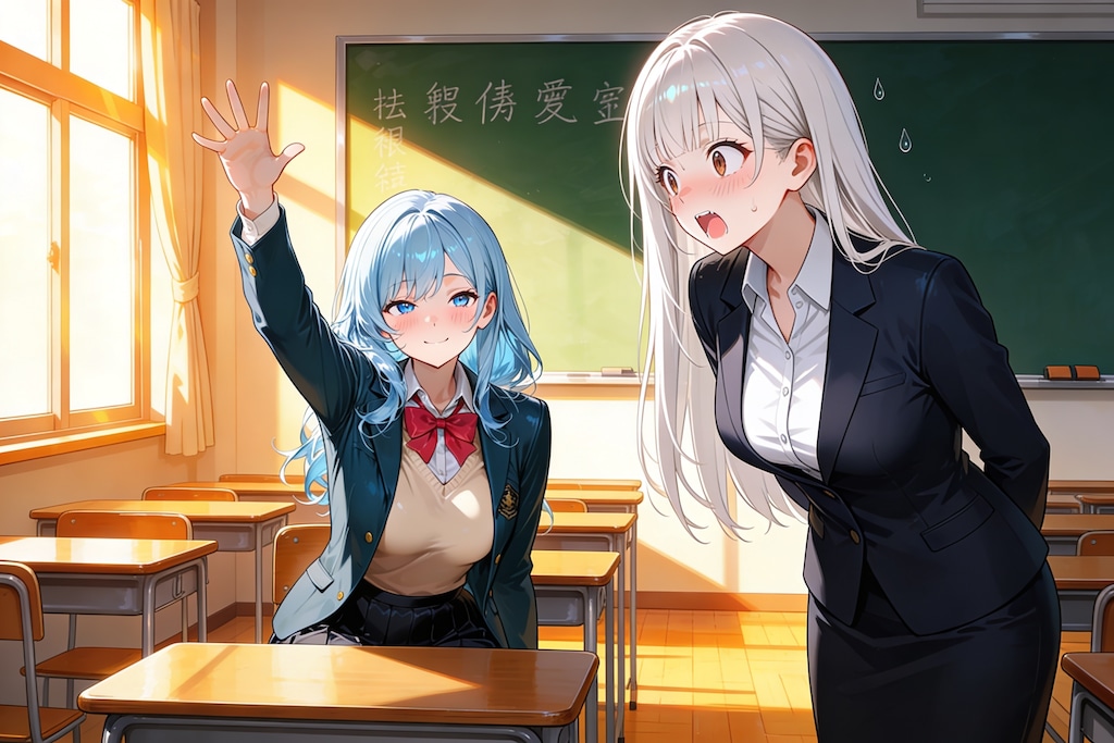 フユ先生と潮音さん