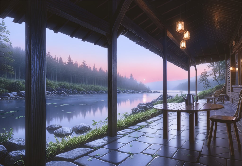 未明の森のカフェ