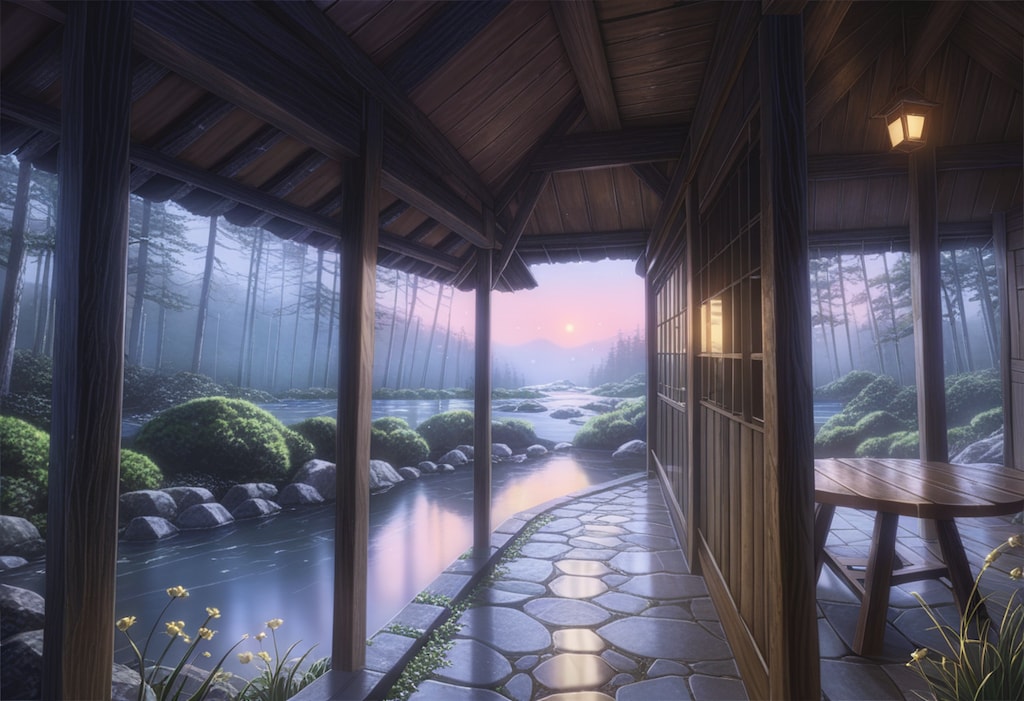 未明の森のカフェ
