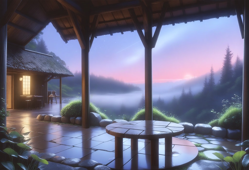 未明の森のカフェ