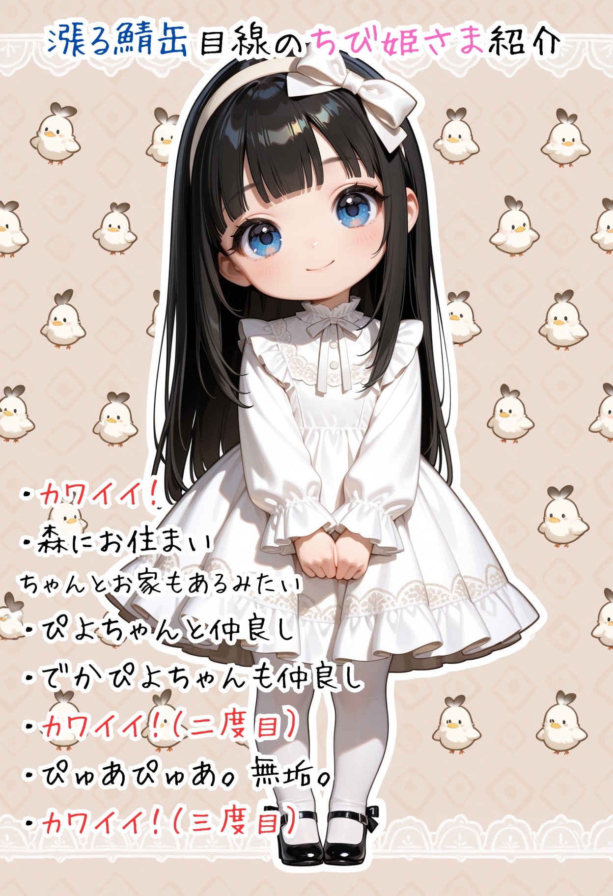 【他己紹介】dorahapperさん家のちび姫さま。