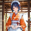 メイドの初詣 2枚目