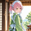 メイドの初詣 3枚目