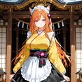 メイドの初詣 6枚目
